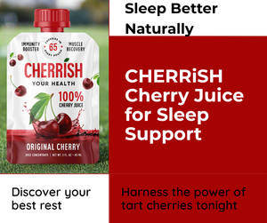 CHERRiSH Cherry Juice for Sleep Support