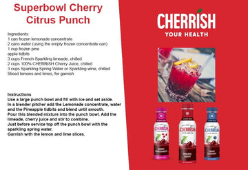 Superbowl CHERRiSH Citrus Punch - Cherrish Your Health