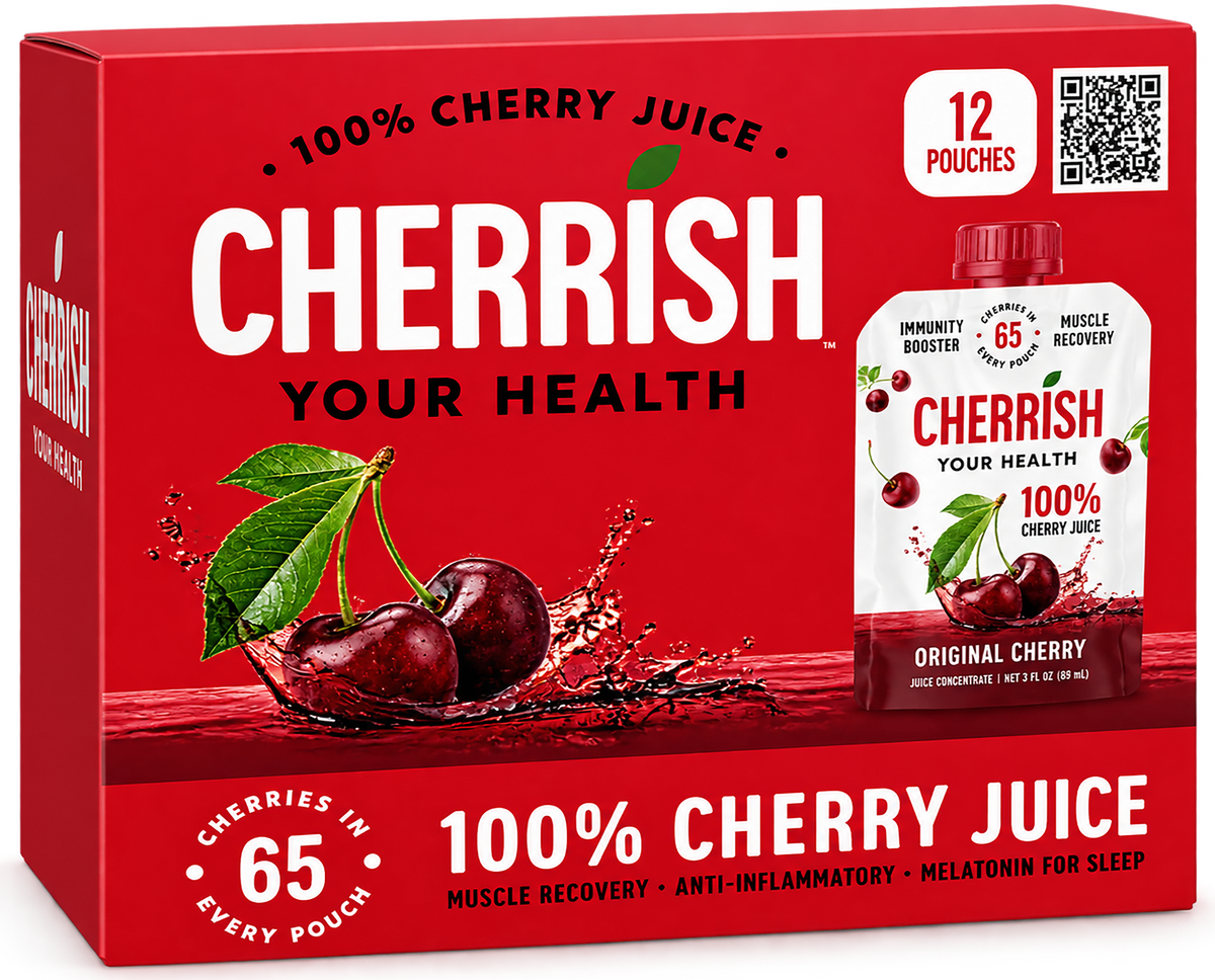 CHERRiSH Tart Cherry Juice Concentrate 3oz Pouches