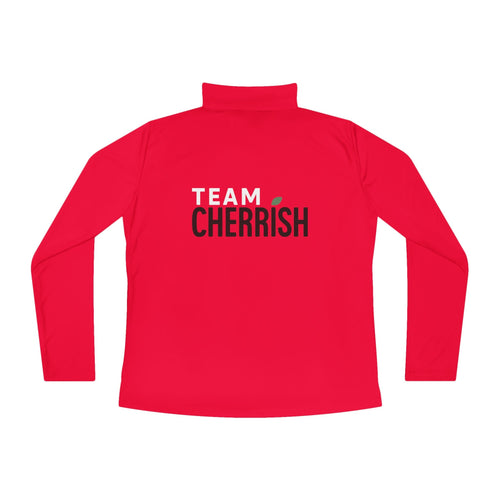 CHERRiSH - Ladies Quarter - Zip Pullover - Cherrish Your Health