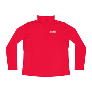 CHERRiSH - Ladies Quarter - Zip Pullover - Cherrish Your Health