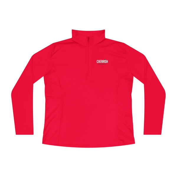 CHERRiSH - Ladies Quarter - Zip Pullover - Cherrish Your Health