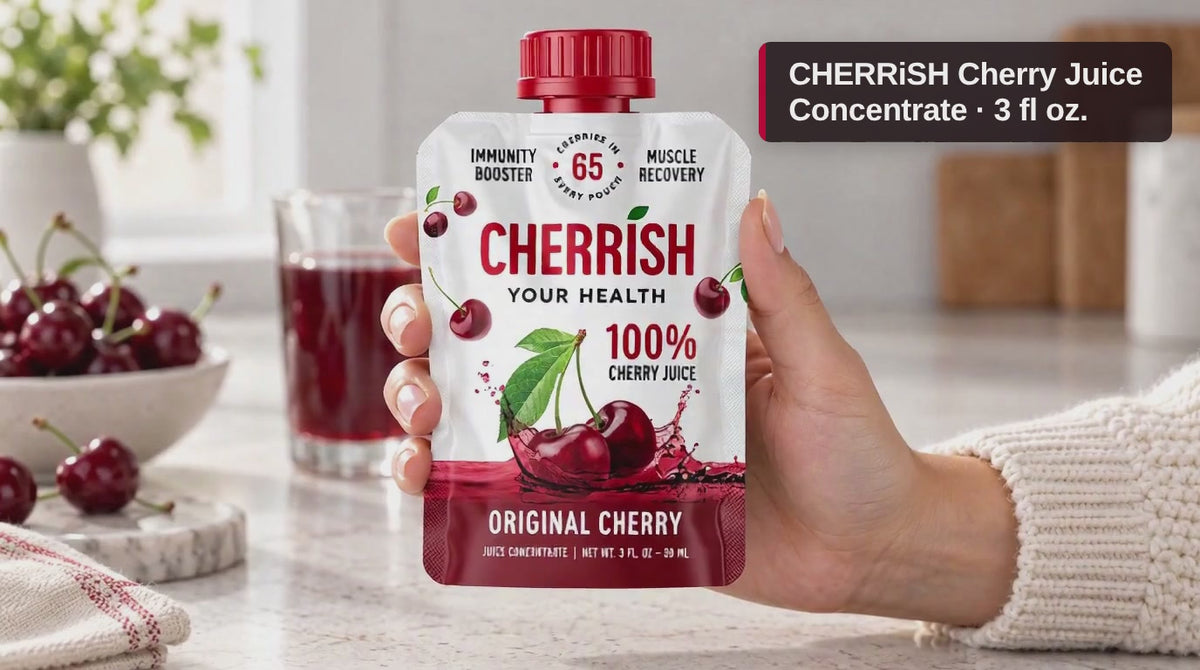 CHERRiSH Tart Cherry Juice Concentrate 3oz Pouches