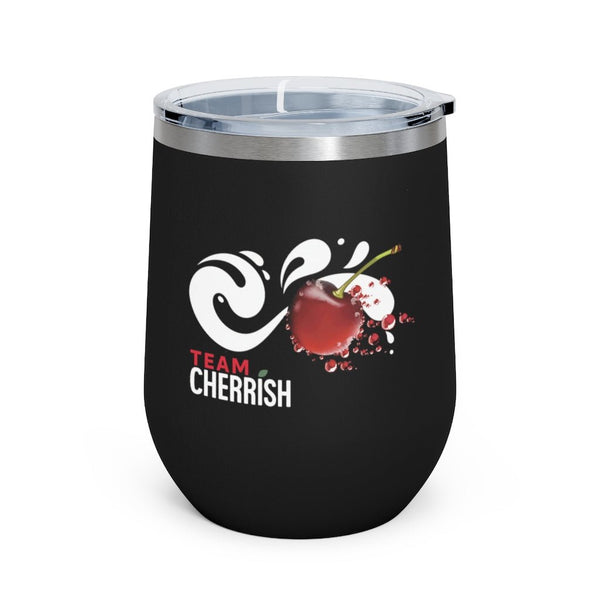 TEAM CHERRiSH 12oz Insulated Wine Tumbler - Cherrish Your Health