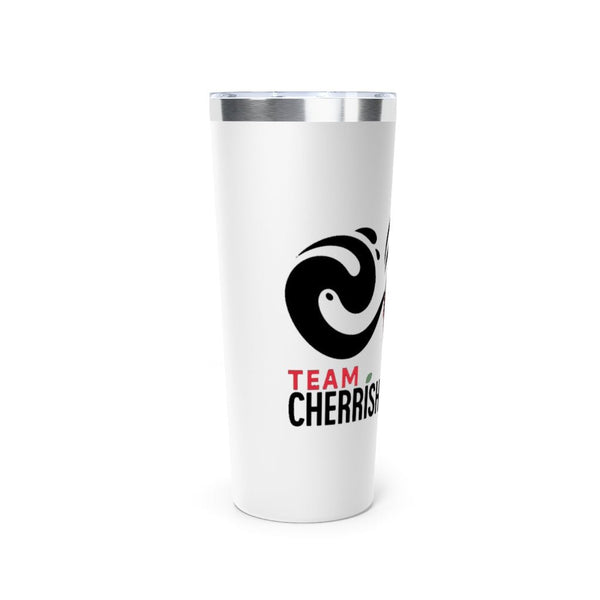 TEAM CHERRiSH Red Splash Insulated Tumbler, 22oz - Cherrish Your Health