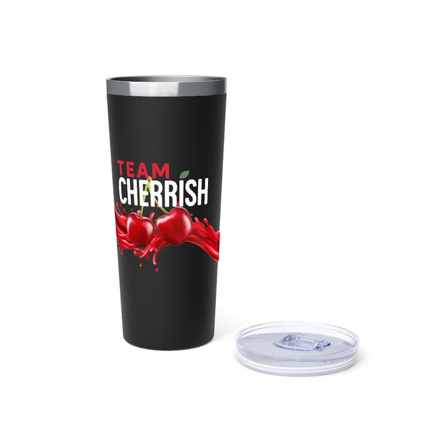 TEAM CHERRiSH Splash Insulated Tumbler, 22oz - Cherrish Your Health