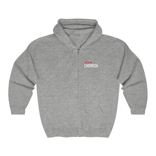 TEAM CHERRiSH Unisex Heavy Blend™ Full Zip Hooded Sweatshirt - Cherrish Your Health